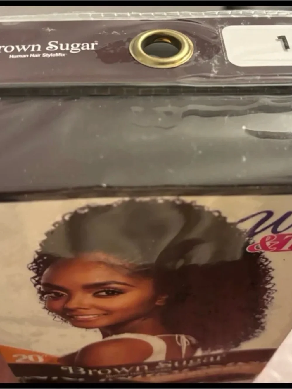 New Unopened Wrap & Tie Brown Sugar Human Hair StyleMix, 20”